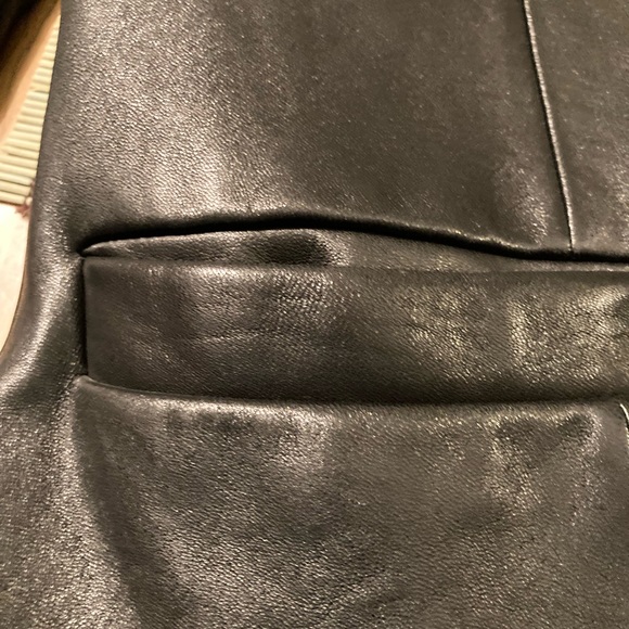 Jones New York Women's Leather Jacket Vintage: Leather is back in! - Picture 10 of 10